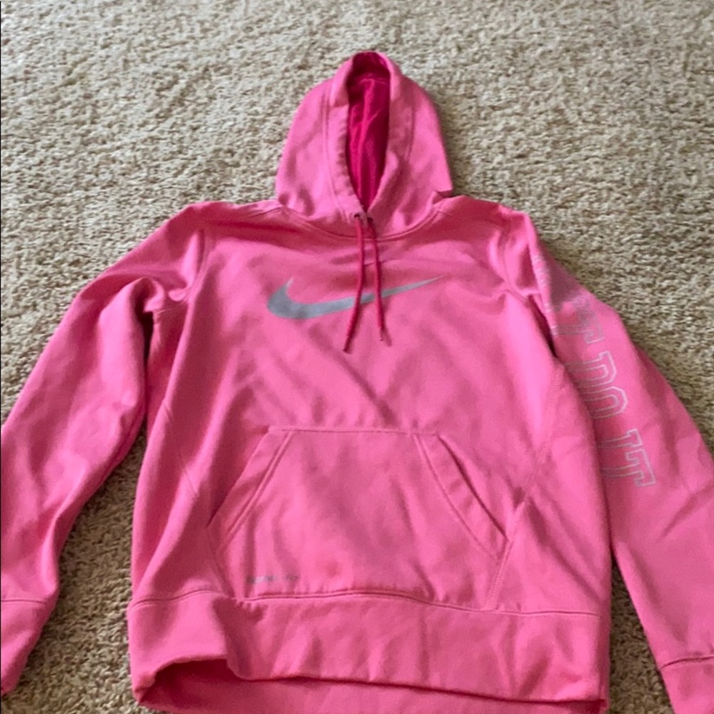 Nike sweatshirt pink small just do it